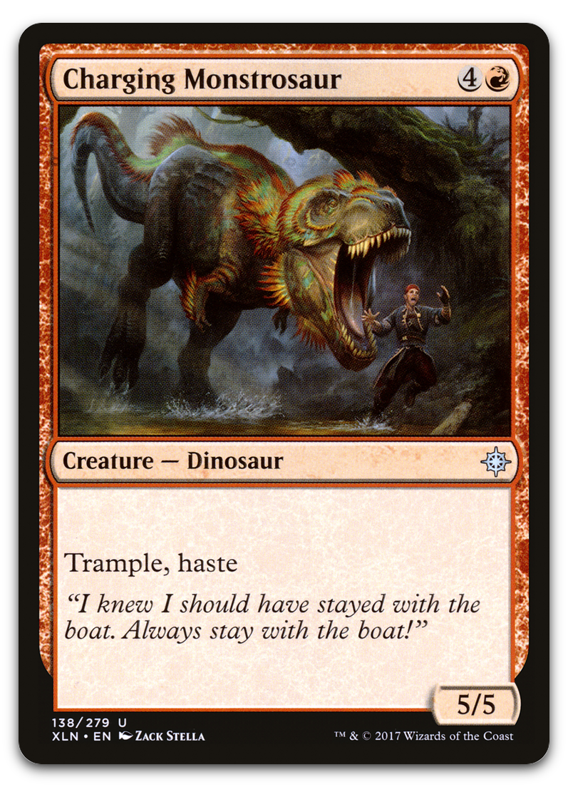 Charging Monstrosaur (Ixalan)