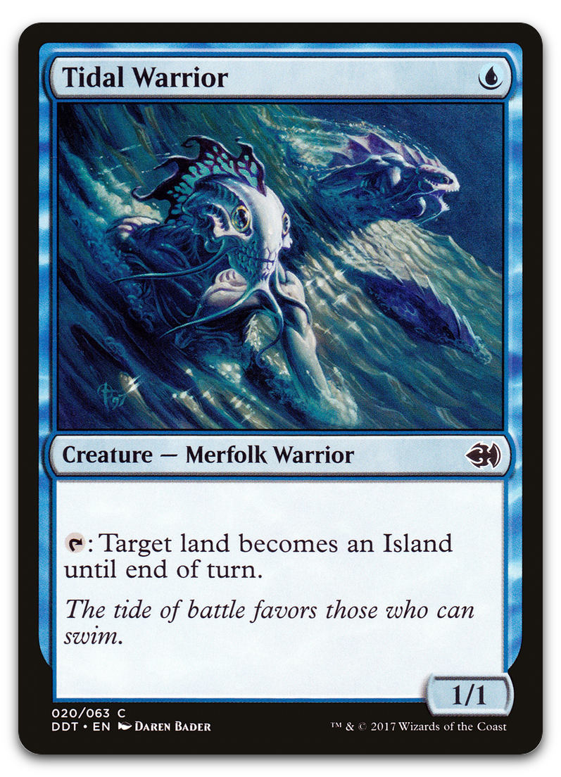 Tidal Warrior (Duel Decks: Merfolk vs. Goblins)
