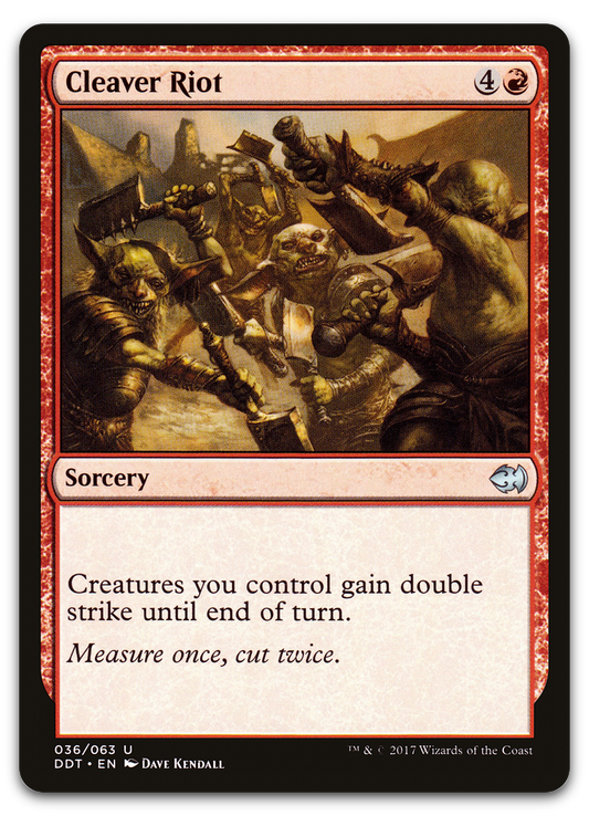 Cleaver Riot (Duel Decks: Merfolk vs. Goblins)