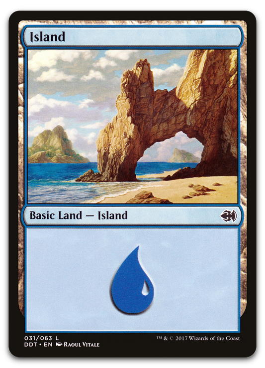 Island (031) (Duel Decks: Merfolk vs. Goblins)