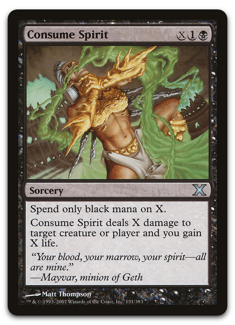 Consume Spirit (10th Edition)