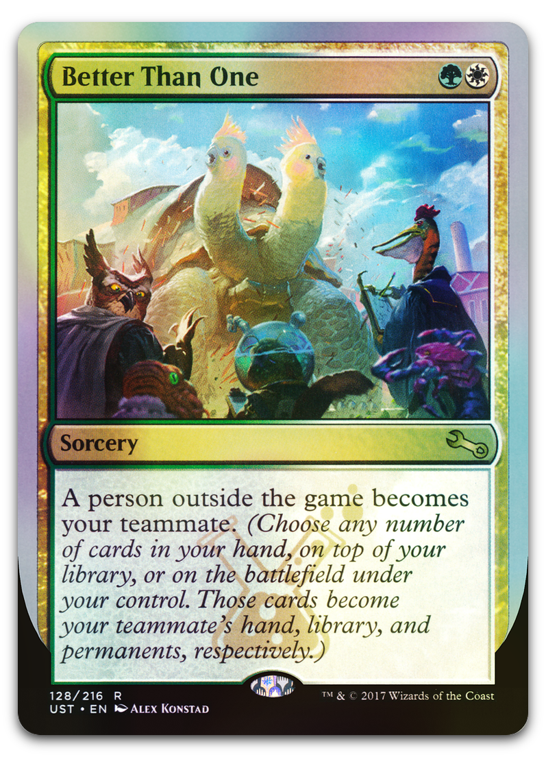 Better Than One (Unstable)