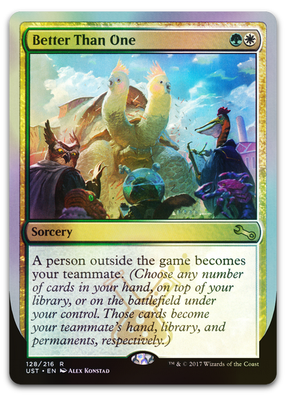 Better Than One (Unstable)