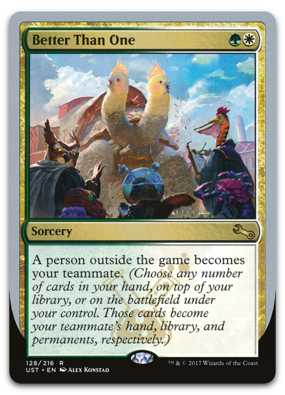 Better Than One (Unstable)