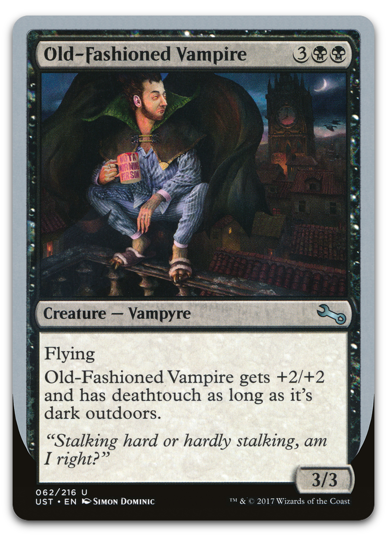 Old-Fashioned Vampire (Unstable)