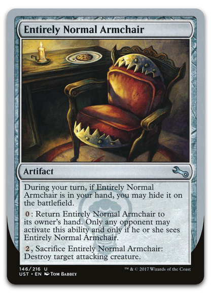 Entirely Normal Armchair (Unstable)