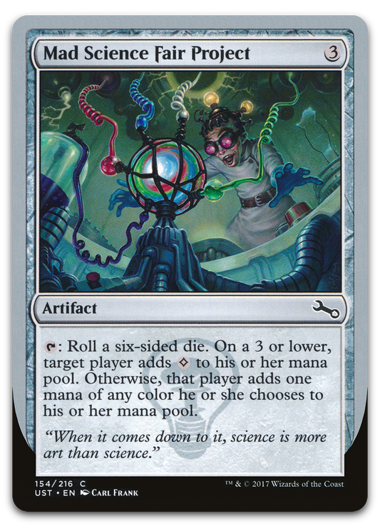 Mad Science Fair Project (Unstable)