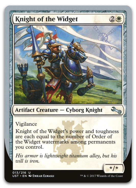 Knight of the Widget (Unstable)