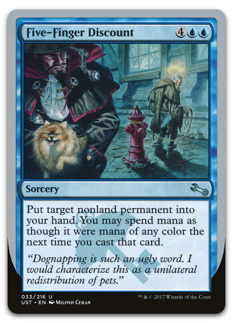 Five-Finger Discount (Unstable)