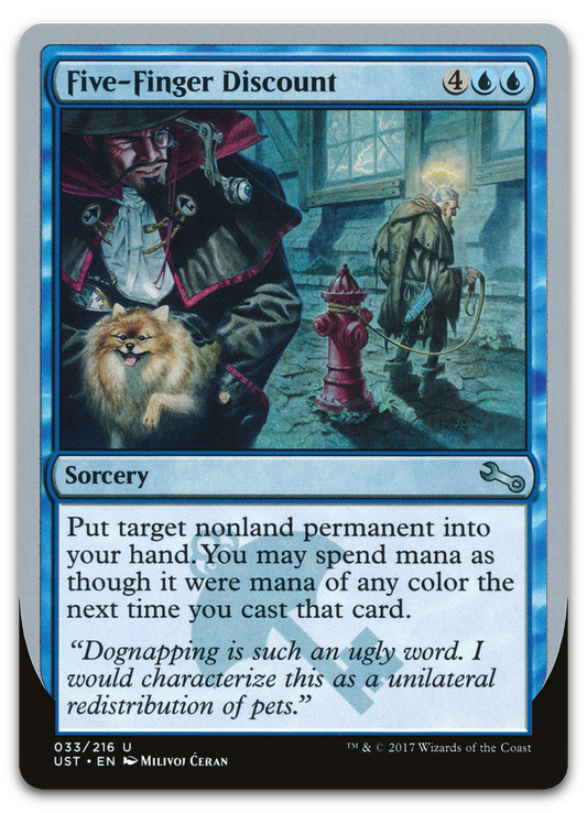 Five-Finger Discount (Unstable)