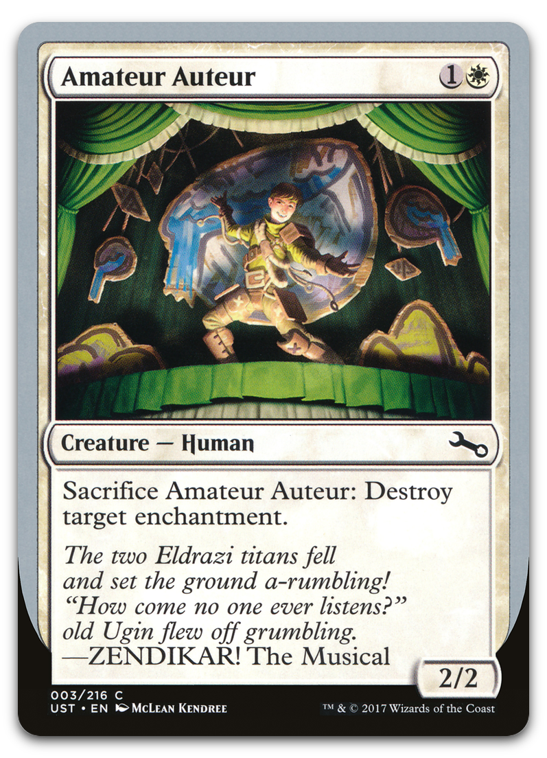 Amateur Auteur (D) (Unstable)