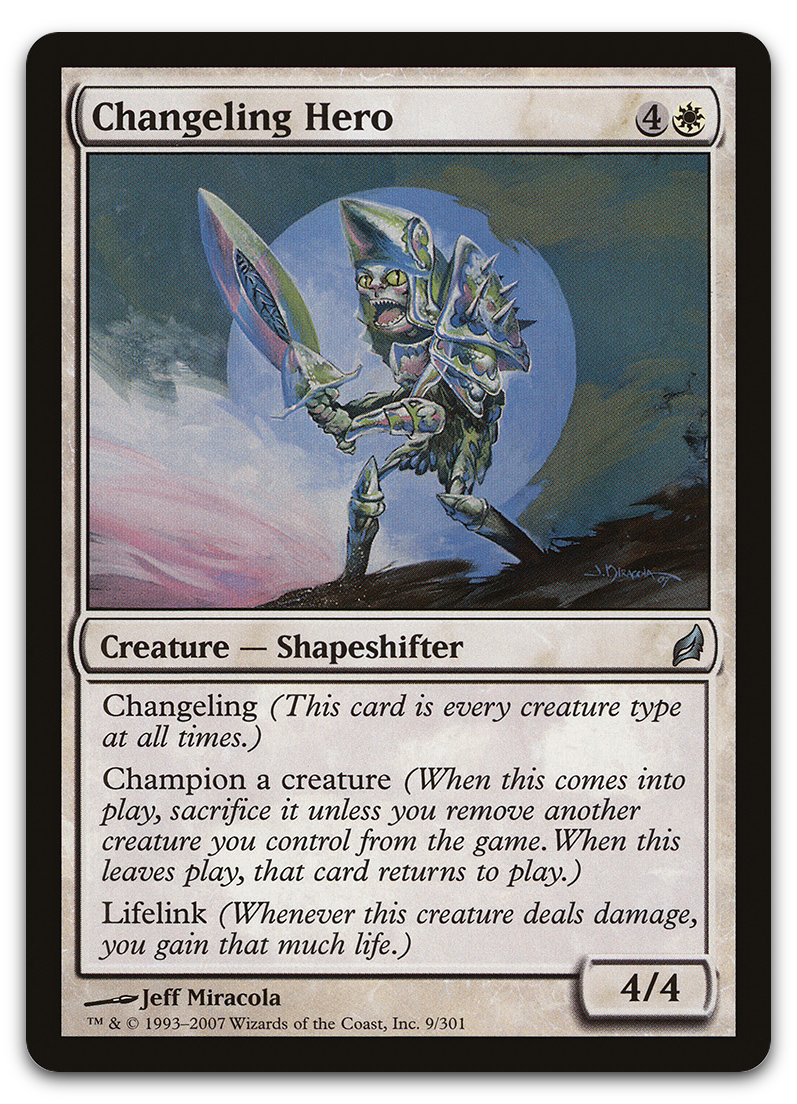 Changeling Hero (Lorwyn)