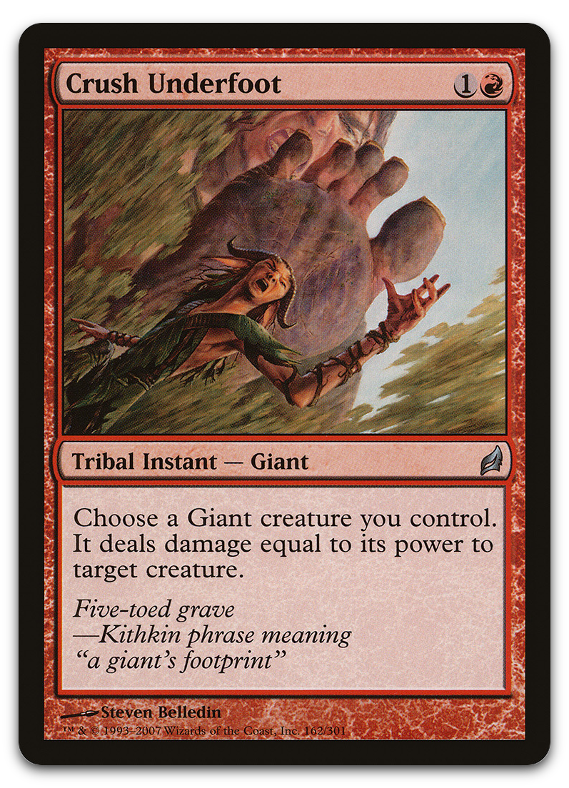 Crush Underfoot (Lorwyn)