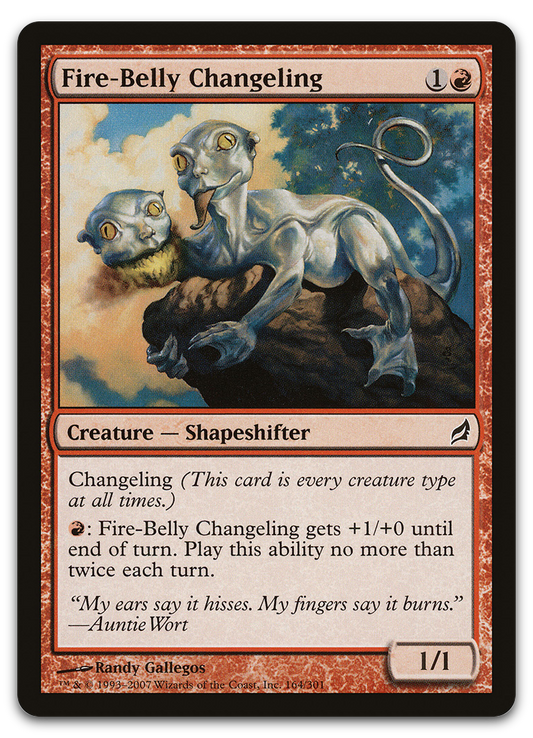 Fire-Belly Changeling (Lorwyn)