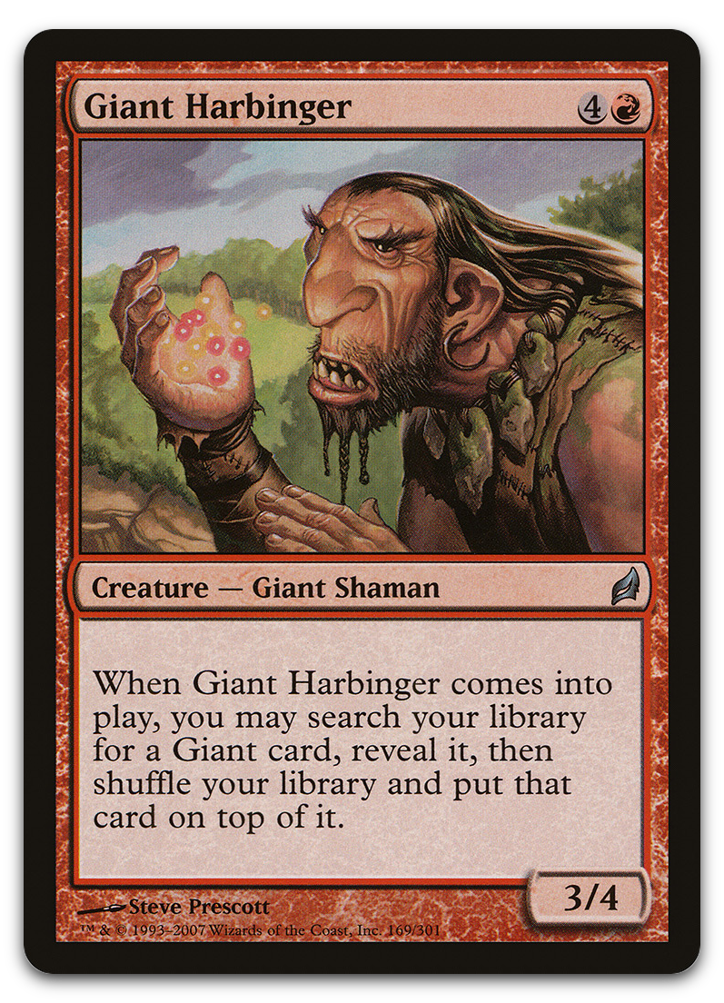 Giant Harbinger (Lorwyn)