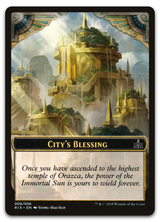 City's Blessing Token (006) (Rivals of Ixalan)