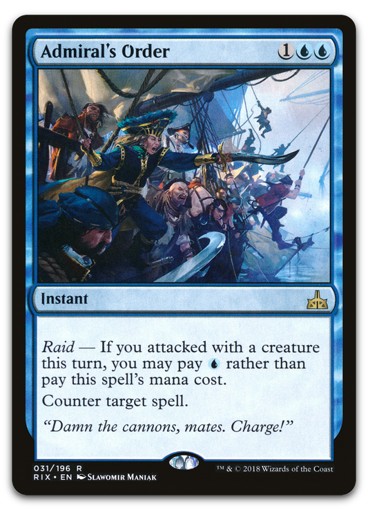Admiral's Order (Rivals of Ixalan)