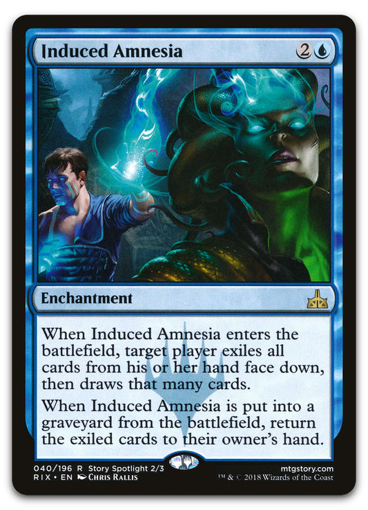 Induced Amnesia (Rivals of Ixalan)