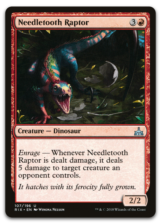 Needletooth Raptor (Rivals of Ixalan)