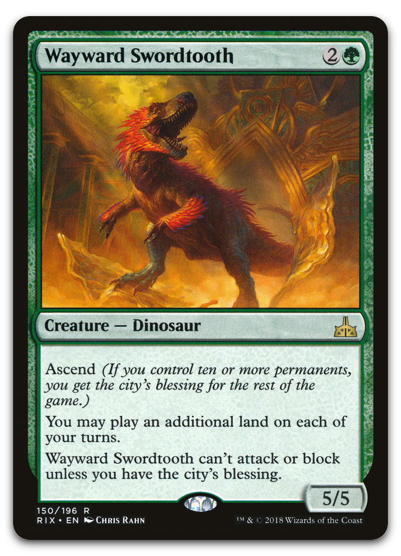 Wayward Swordtooth (Rivals of Ixalan)