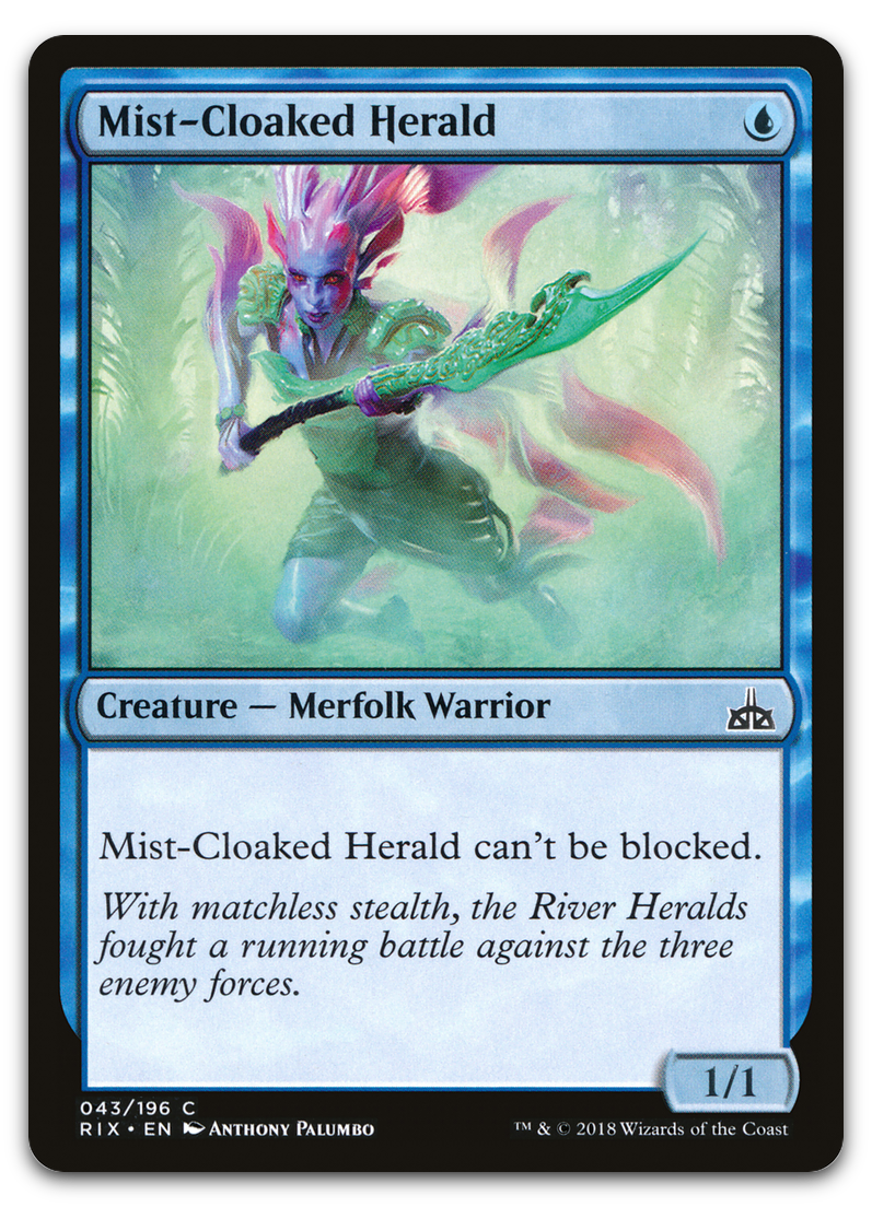 Mist-Cloaked Herald (Rivals of Ixalan)
