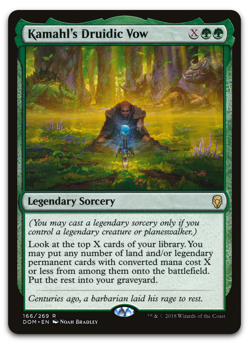 Kamahl's Druidic Vow (Dominaria)
