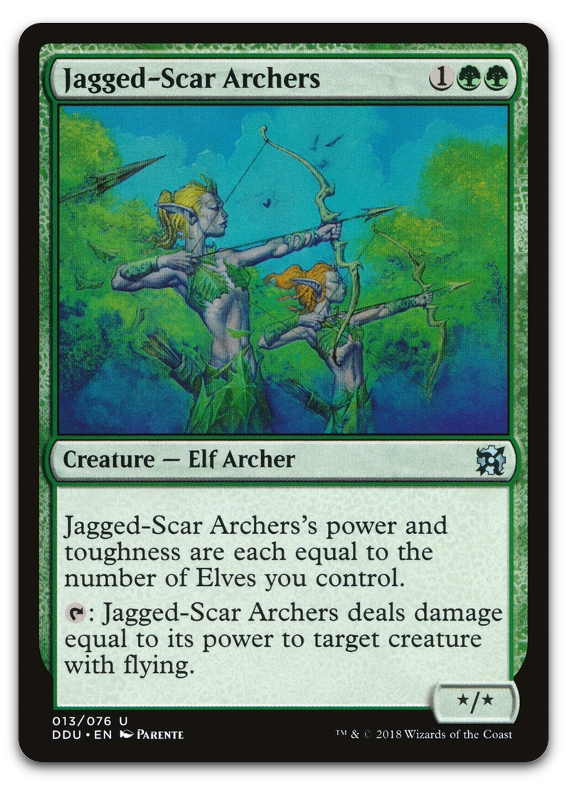 Jagged-Scar Archers (Duel Decks: Elves vs. Inventors)