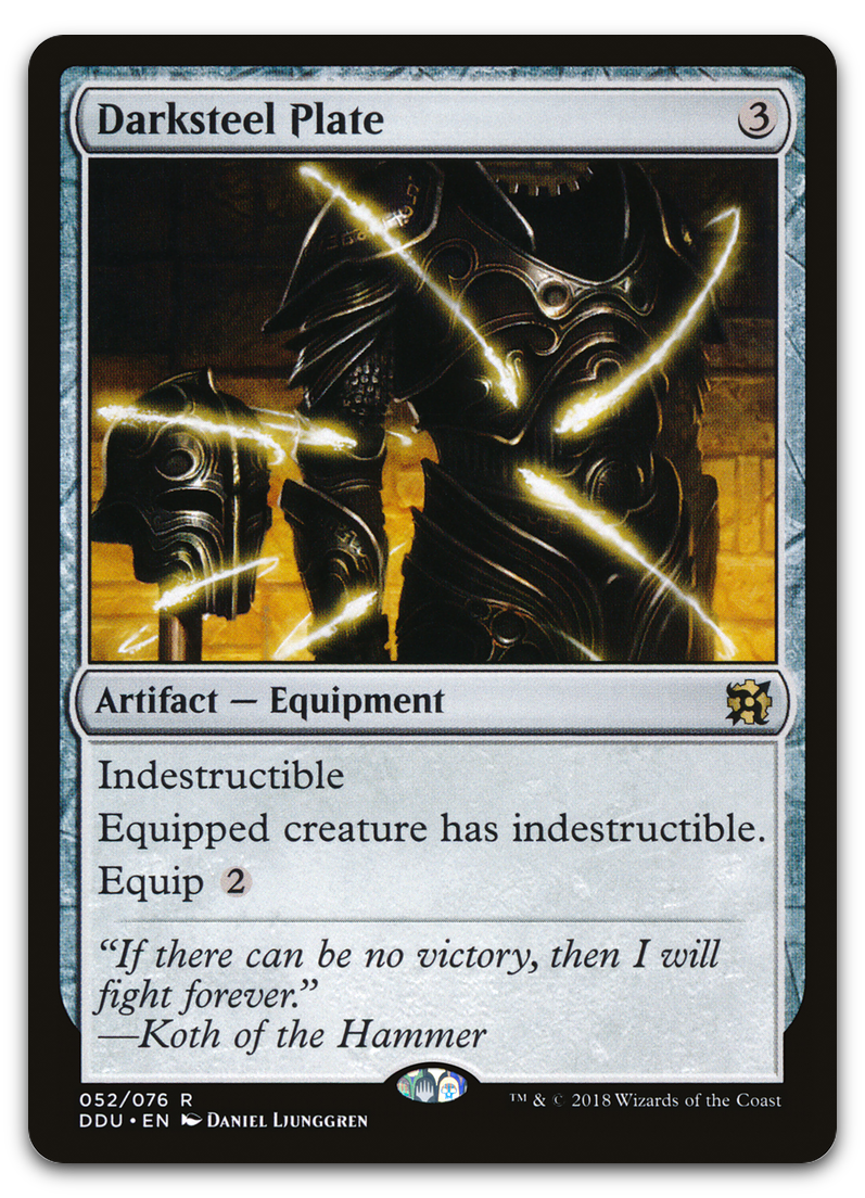 Darksteel Plate (Duel Decks: Elves vs. Inventors)