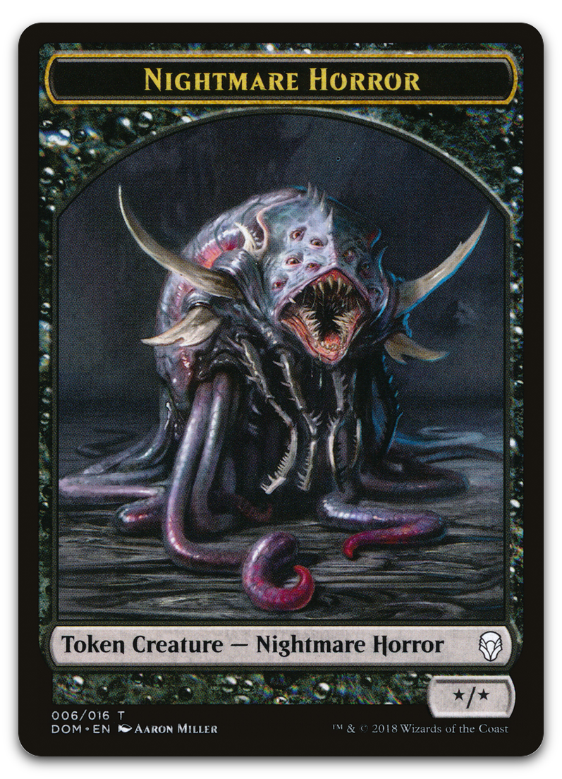 Nightmare Horror Token (Dominaria)