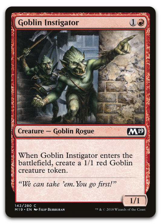 Goblin Instigator (Core Set 2019)