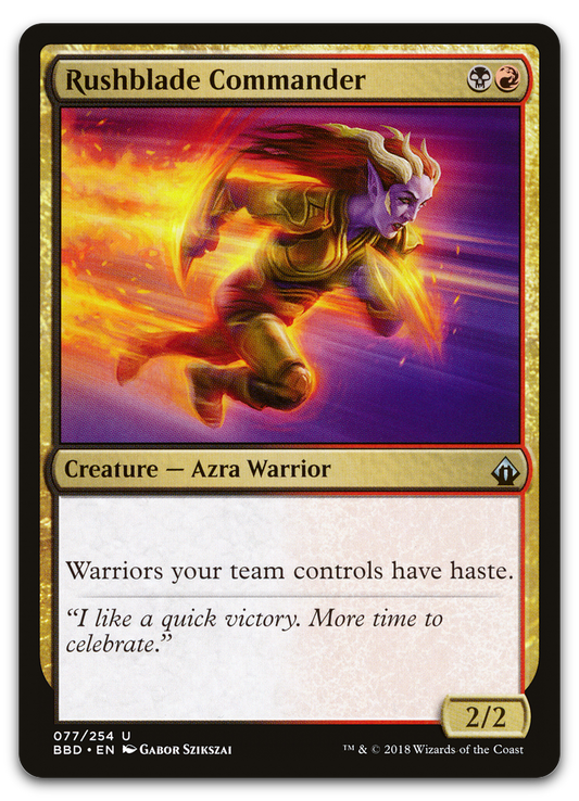 Rushblade Commander (Battlebond)