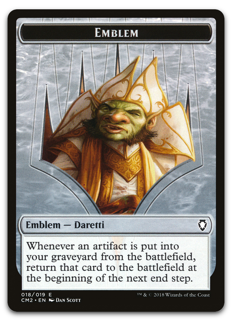Emblem - Daretti, Scrap Savant (Commander Anthology Volume II)