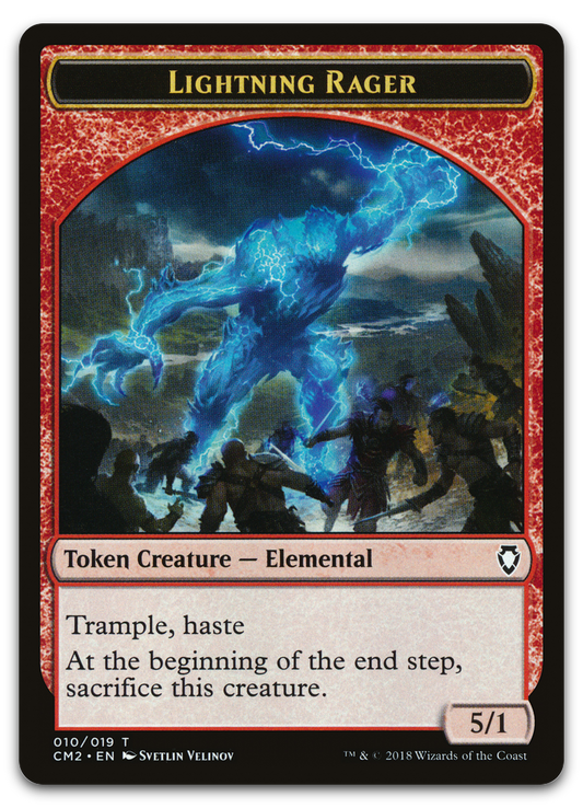 Lightning Rager Token (Commander Anthology Volume II)