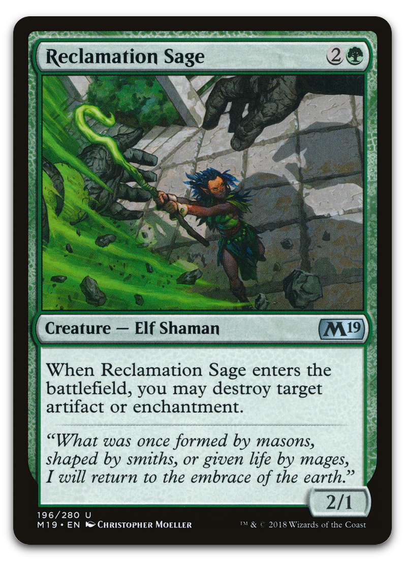 Reclamation Sage (Core Set 2019)