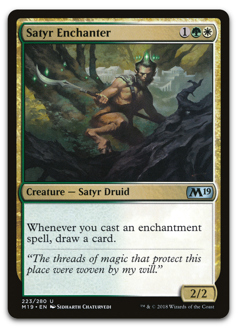 Satyr Enchanter (Core Set 2019)