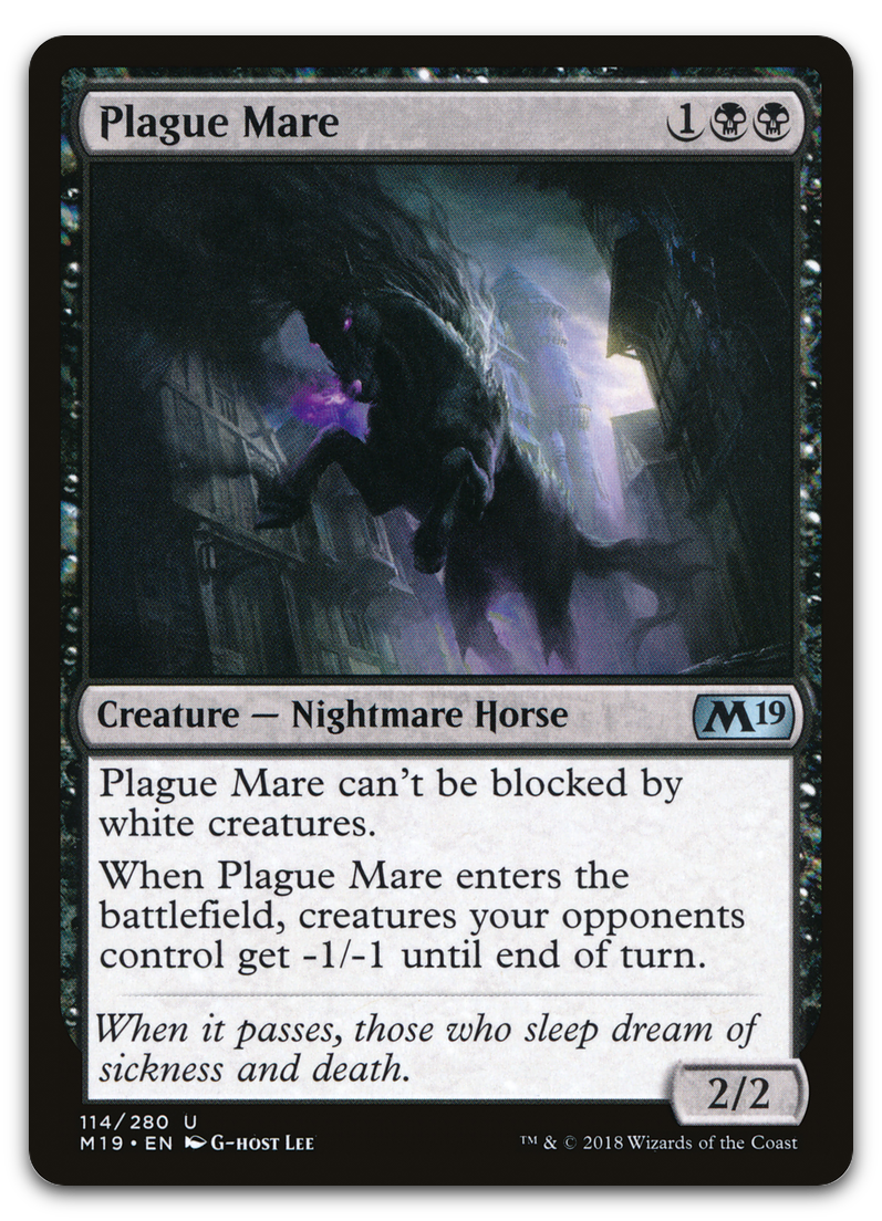 Plague Mare (Core Set 2019)