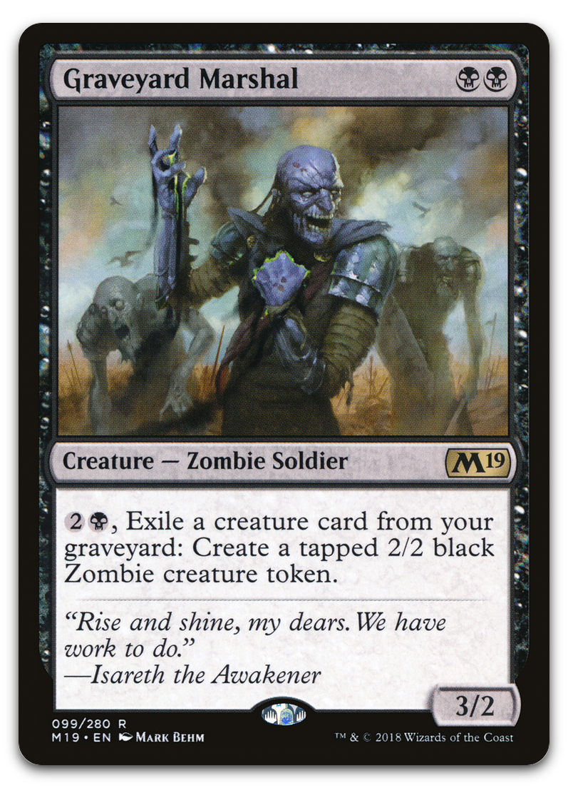 Graveyard Marshal (Core Set 2019)