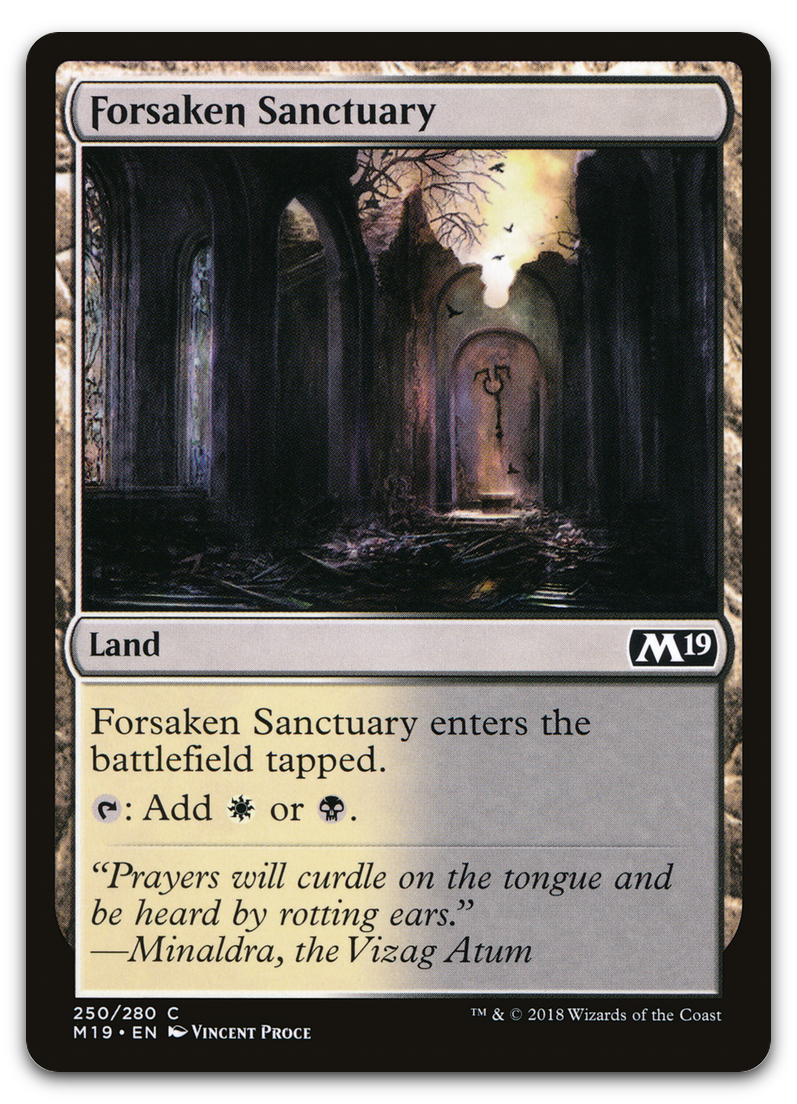 Forsaken Sanctuary (Core Set 2019)