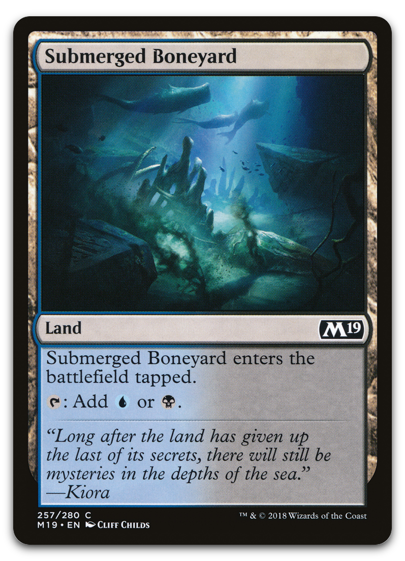 Submerged Boneyard (Core Set 2019)