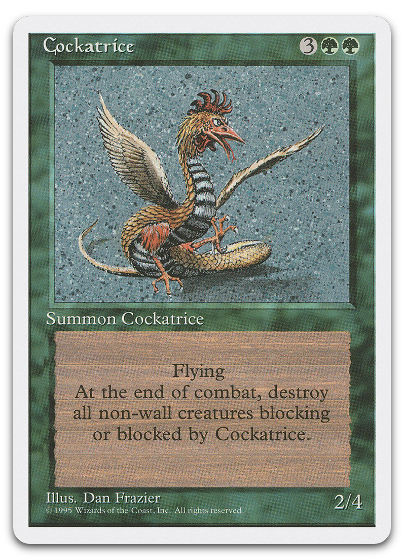 Cockatrice (Fourth Edition)