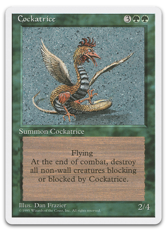 Cockatrice (Fourth Edition)