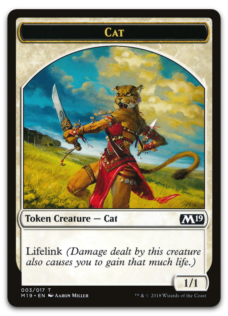 Cat Token (Core Set 2019)