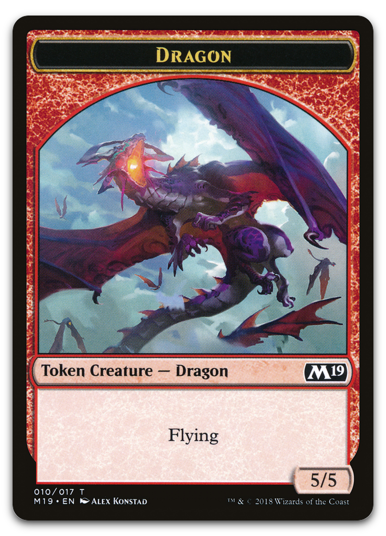 Dragon Token (010) (Core Set 2019)
