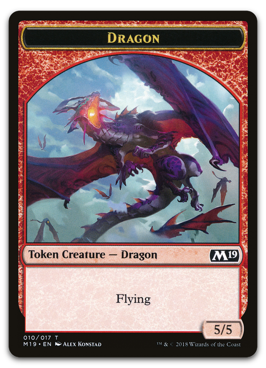 Dragon Token (010) (Core Set 2019)