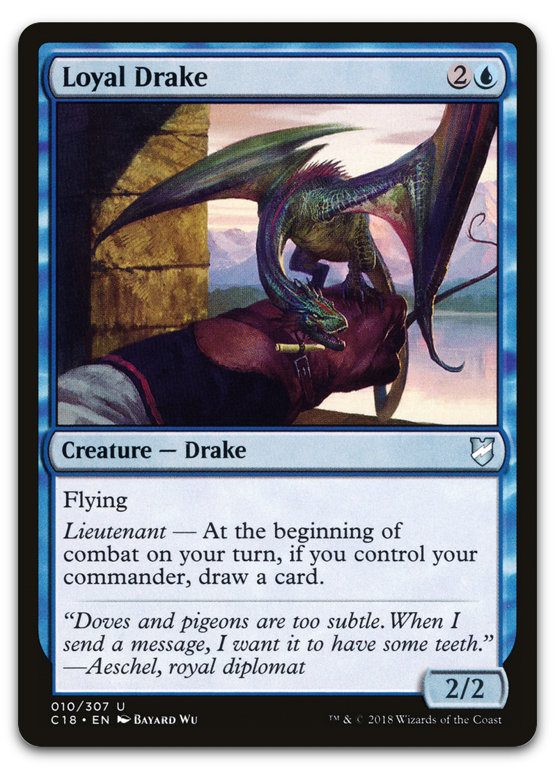 Loyal Drake (Commander 2018)