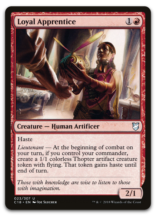Loyal Apprentice (Commander 2018)