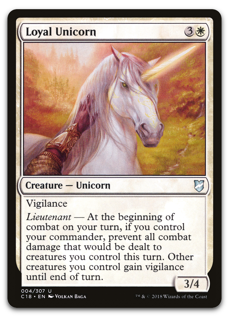 Loyal Unicorn (Commander 2018)