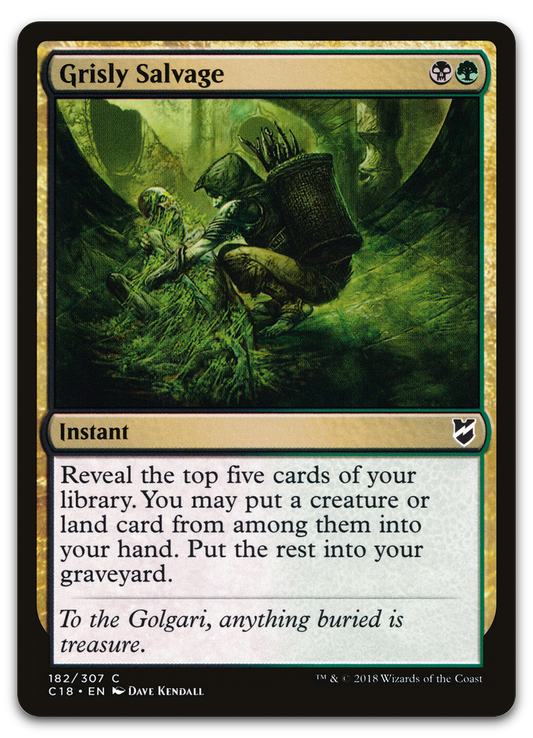 Grisly Salvage (Commander 2018)