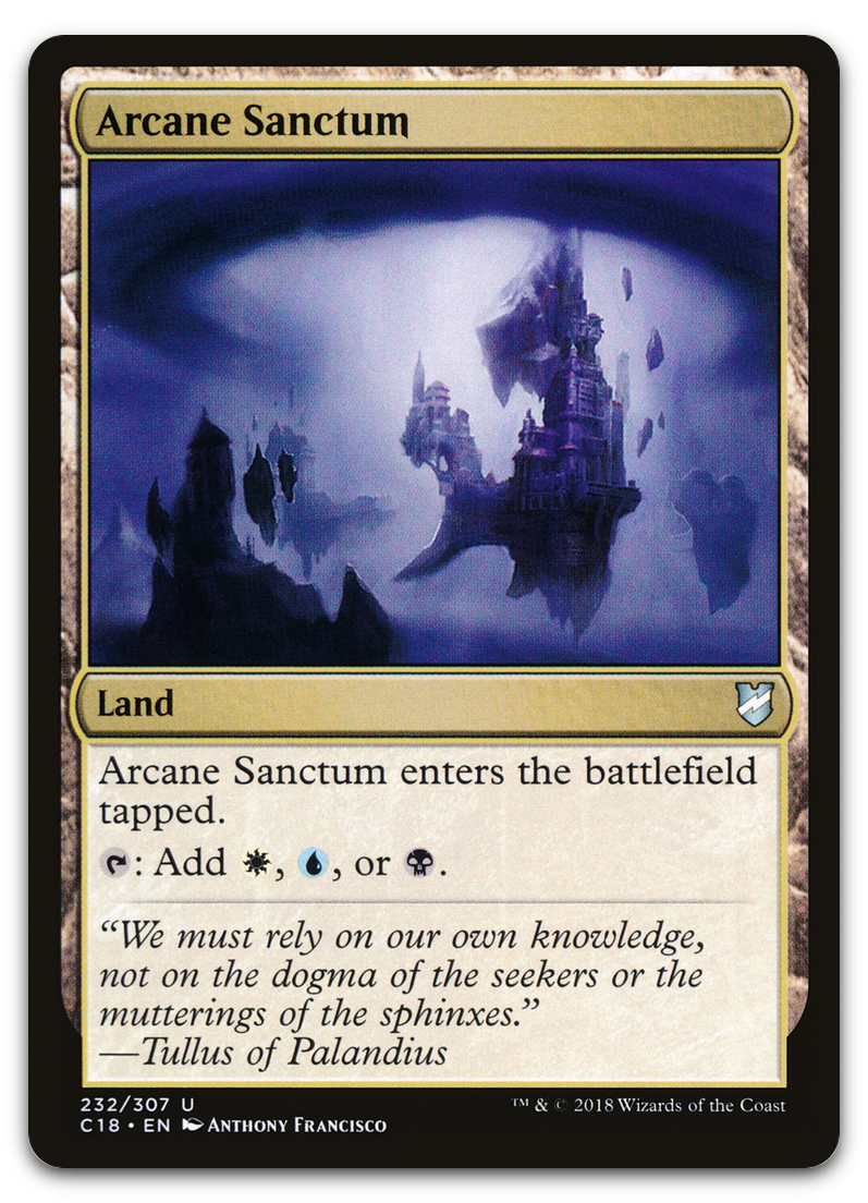 Arcane Sanctum (Commander 2018)