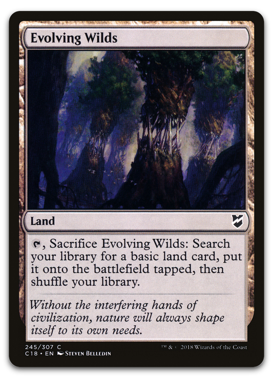 Evolving Wilds (Commander 2018)